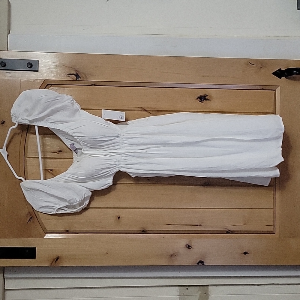 SO good for life white summer dress